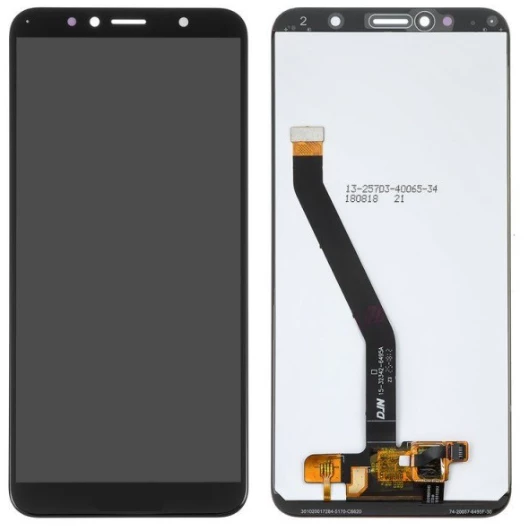 TE Huawei Y6 2018 Uyumlu Lcd Ekran Dokunmatik Siyah ürün görseli 1