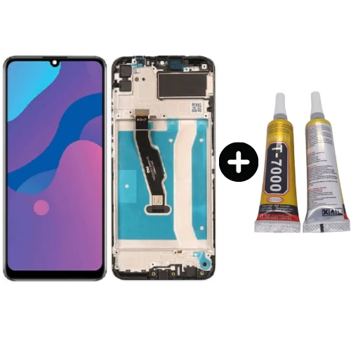 TE Huawei Y6P 2020 Uyumlu Çıtalı Lcd Ekran Dokunmatik + B7000 ürün görseli 1