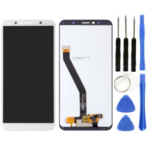 TE Huawei Y6 2018 Uyumlu Lcd Ekran Dokunmatik Beyaz + Tamir Seti ürün görseli 1