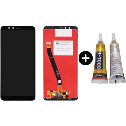 TE Huawei Y9 2018 Uyumlu HK Lcd Ekran Dokunmatik Siyah+ B7000 ürün görseli 1