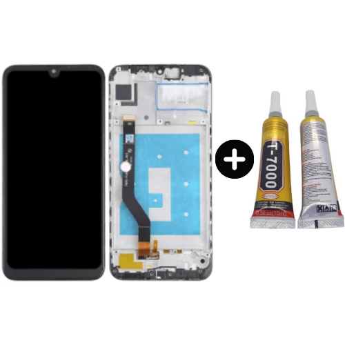 TE Huawei Y7 Pro 2019 Uyumlu Çıtalı HK Lcd Ekran Dokunmatik + B7000 ürün görseli 1