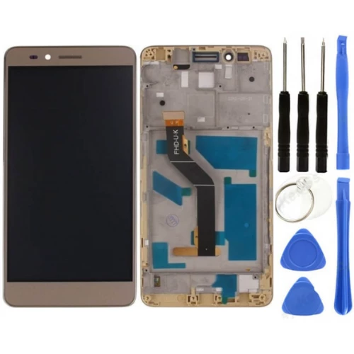 TE Huawei Honor 5X Uyumlu Çıtalı HK Lcd Ekran Dokunmatik Gold + Tamir Seti ürün görseli 1