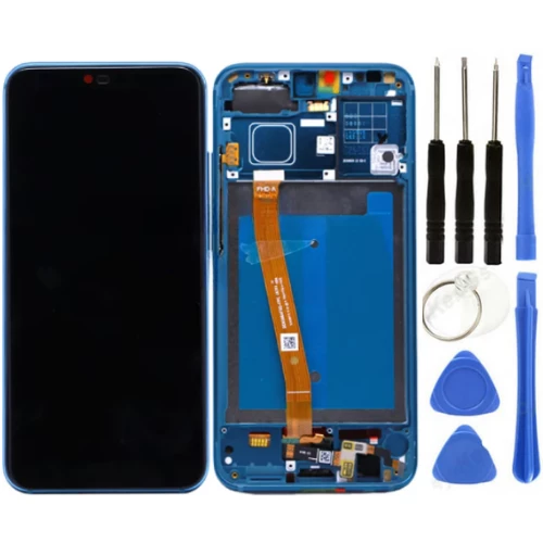 TE Huawei Honor 10 Uyumlu Çıtalı A Kalite Lcd Ekran Dokunmatik Mavi + Tamir Seti ürün görseli 1