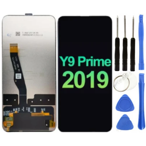 TE Huawei Y9 Prime 2019 Uyumlu OLED Lcd Ekran Dokunmatik Siyah + Tamir Seti ürün görseli 1