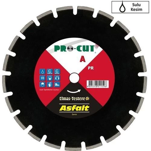 Procut 51157 A 350 Asfalt Kesme Elmas Testere 35 cm ürün görseli 1