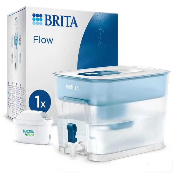 BRITA Flow 1x Maxtra Pro All-In-1 Filtreli Su Arıtma Sebili - 8,2 lt ürün görseli 1