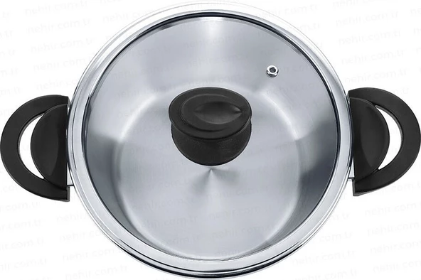 Nehir Silver Matik 4 Prç (4+7lt)Düdüklü Tencere Set - Resim 4