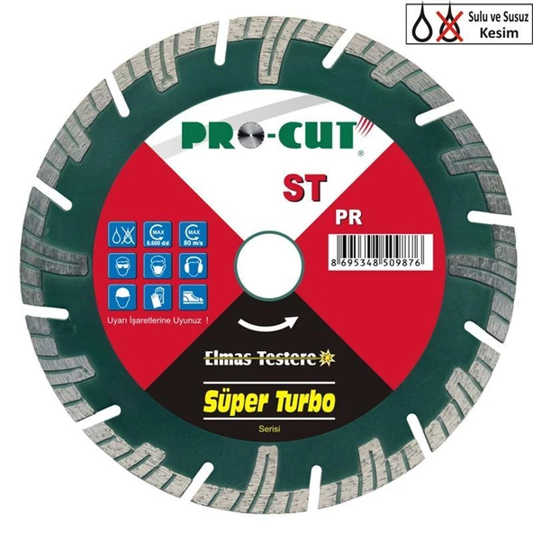 Procut ST 180 mm Süper Turbo Elmas Testere ürün görseli 1