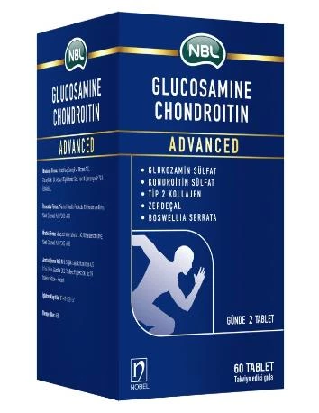 Nbl Glukozamin Kondroitin Advanced 60 Tablet ürün görseli 1