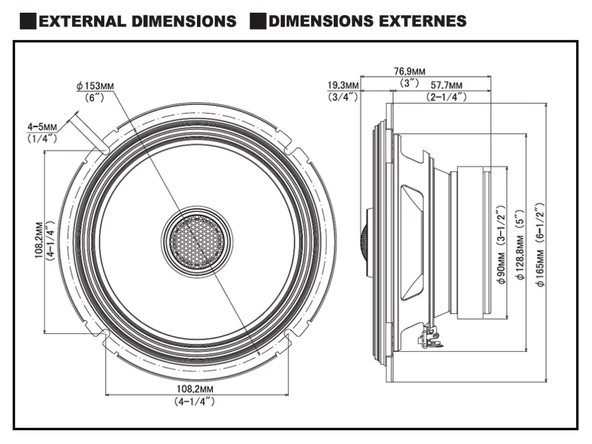 ALPINE S2-S65 16,5 cm COAXIAL HOPARLÖR - Resim 4