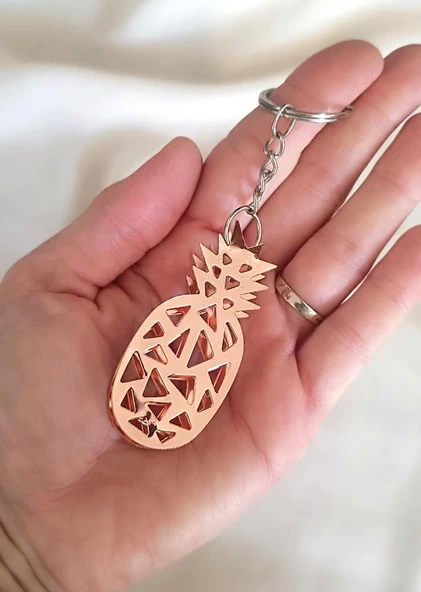 Anahtarlık Ananas Meyve Araba Çanta Cüzdan Süsü Aksesuar ürün görseli 1