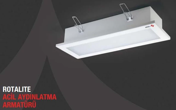 Arsel Rotalite AE-9113-L Acil Aydınlatma Armatürü Kesintide 180 Dak. Yanan 500 Lümen Led ürün görseli 1
