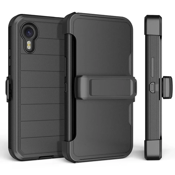 Galaxy XCover7 Pro Kılıf Double Clip 360 Tam Koruma Outdoor Zırh Kapak ürün görseli 1