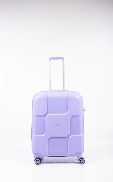GAP Lila Polo Poliplan Kırılmaz Unisex Valiz Seti ürün görseli 1
