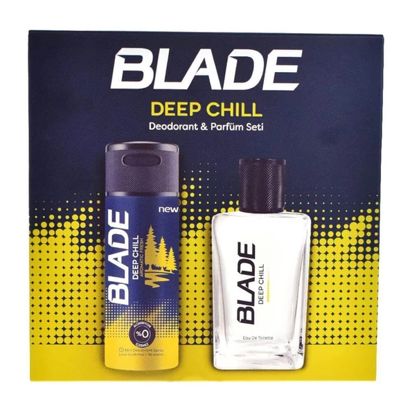 Blade Deep Chill Erkek Parfüm EDT 70 ML + Sprey Deodorant 150 ML ürün görseli 1