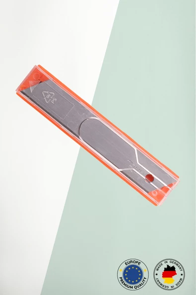 Lutz Blades Tek Parça Kırılımsız 18mm Büyük Maket Bıçağı 1 Paket 10 Adet ürün görseli 1