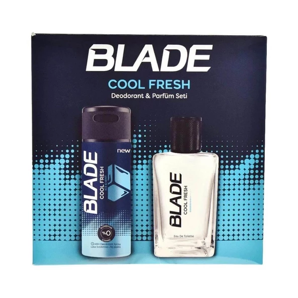 Blade Cool Fresh Erkek Parfüm EDT 70 ML + Sprey Deodorant 150 ML ürün görseli 1