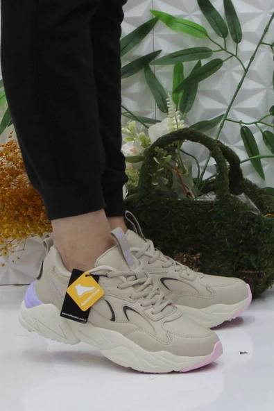 Lumberjack Dakota Pu Kum Rahat Orijinal Ürün Sneaker Kadın Ayakkabı ürün görseli 1