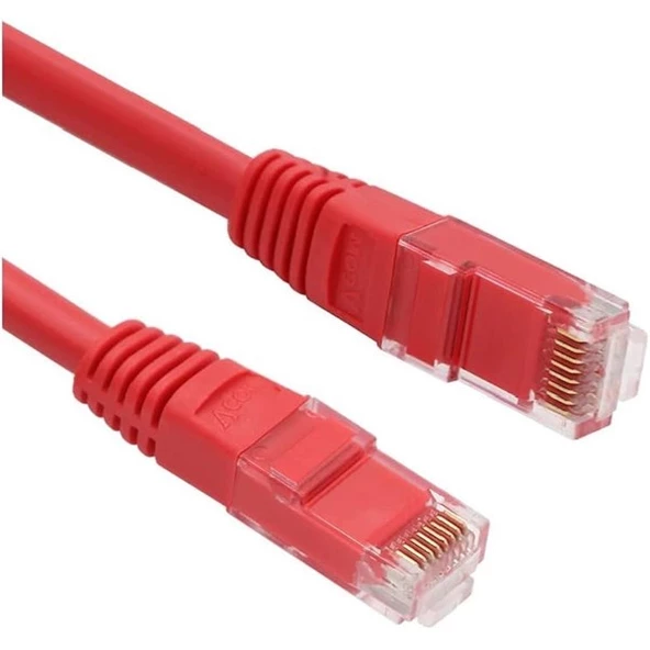 ODS 2m CAT6 Utp LSZH Saf Bakır Kırmızı Patch Kablo ürün görseli 1