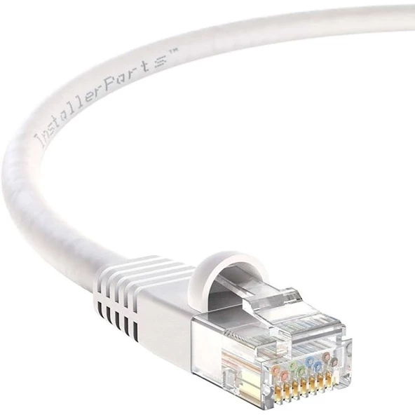 ODS 3m CAT6 Utp LSZH Saf Bakır Beyaz Patch Kablo ürün görseli 1