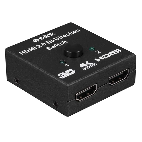 S-Link SL-LU613 . 2 Port HDMI Çift Yönlü Switch ve Splitter ürün görseli 1