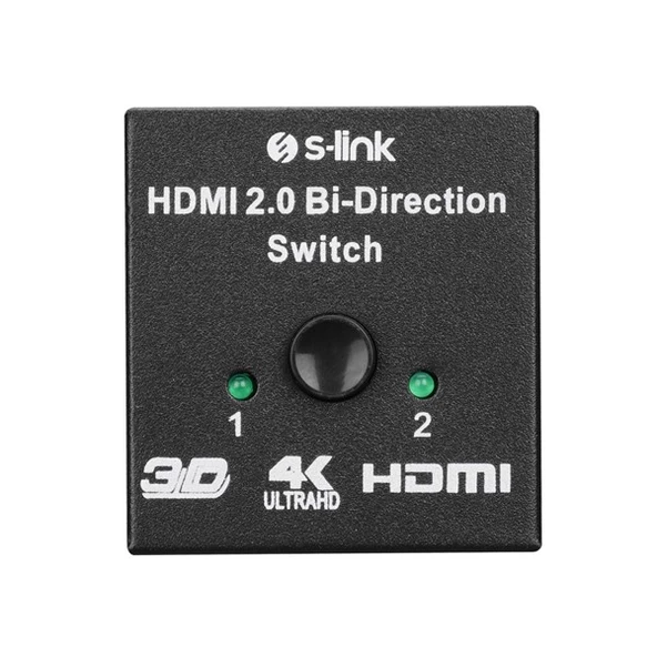 S-Link SL-LU613 . 2 Port HDMI Çift Yönlü Switch ve Splitter - Resim 3