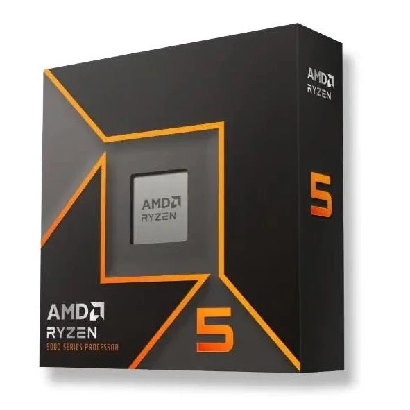 AMD RYZEN 5 9600X 38MB 6çekirdekli O/B UHD AM5 65w Kutulu+Fansız ürün görseli 1