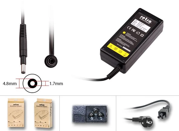 Hp 15-b052sf Ultrabook Adaptörü, Şarj Aleti Cihazı 65W ürün görseli 1
