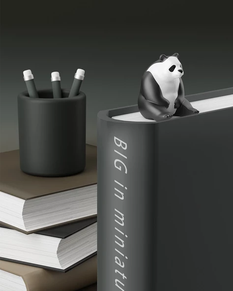 Metalmorphose Panda Kitap Ayracı - Resim 5