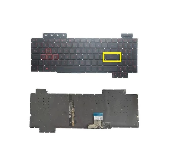 Asus 90NR00J3-R31TU0 Klavye Tuş Takımı TR Aydınlatmalı ürün görseli 1