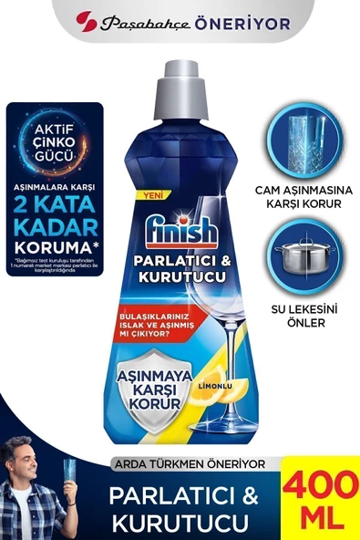 Finish Bulaşık Makinesi Parlatıcısı 400 ml Limon ürün görseli 1