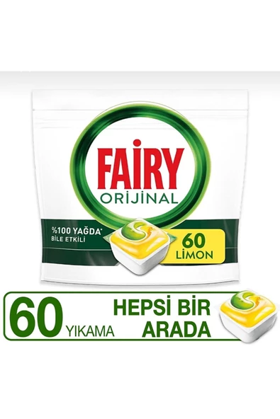 Fairy Hepsi Bir Arada Limon 60 Adet ürün görseli 1