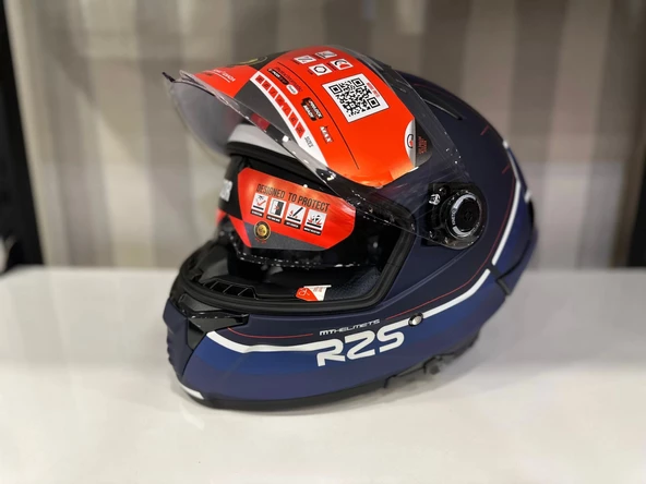 KASK MT THUNDER 4 SV R25 C7 MAT MAVİ/LACİVERT - Resim 2
