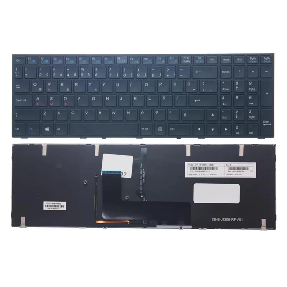 Monster 6-08-P6500-012-1 Klavye Tuş Takımı TR Aydınlatmalı ürün görseli 1