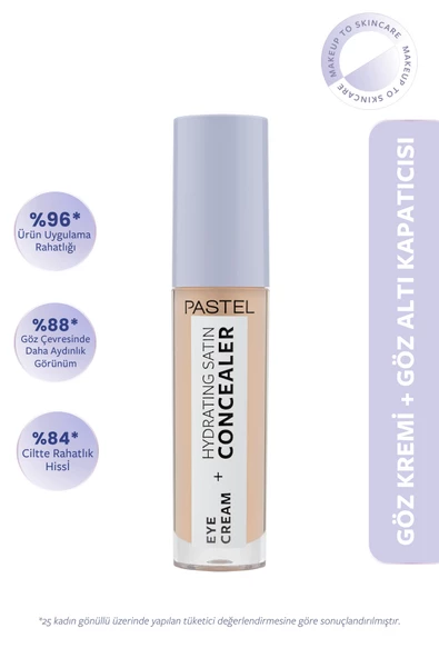 Eye Cream + Hydrating Satin Concealer - Göz kremi + Göz Altı Kapatıcısı 62 Ivory ürün görseli 1
