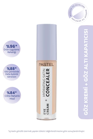Eye Cream + Hydrating Satin Concealer - Göz kremi + Göz Altı Kapatıcısı 61 Vanilla ürün görseli 1