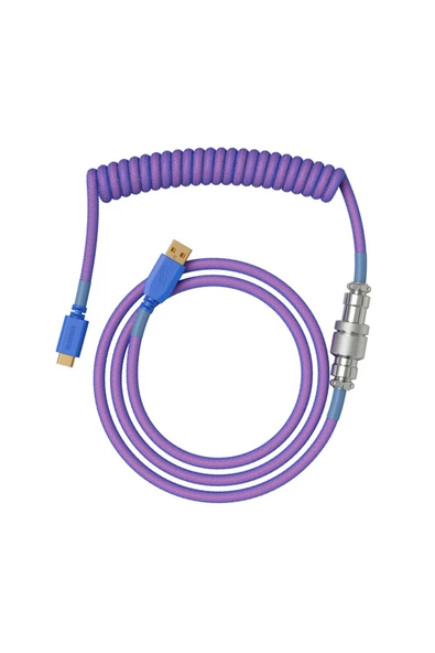 Glorious Sarmal USB-C to USB-A 1.4 Metre Klavye Kablosu Mor ürün görseli 1