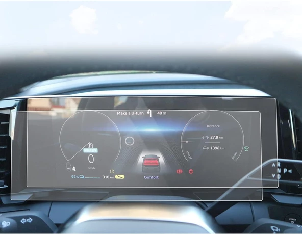 Renault Austral E-Tech Hybrid 2022-2024 Gösterge Panel Uyumlu 9H Nano Ekran Koruyucu ürün görseli 1