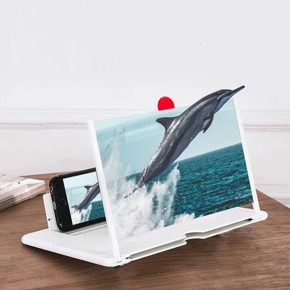 Teknotarz Mercekli Telefon Standı Video 3D Video Keyfi - Resim 4