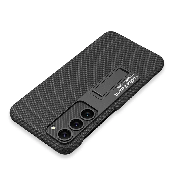 Galaxy S23 Kılıf  Kıpta Standlı Kapak - Resim 8