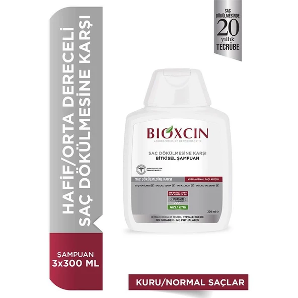 Bioxcin Genesis Şampuan 3 Al 2 Öde / Kuru-Normal Saçlar İçin 300 ml - Resim 2