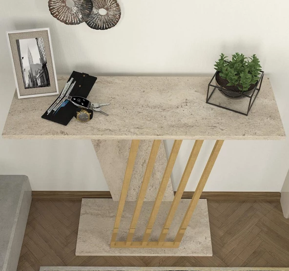Dekorister Gravity Dresuar Siyah - Traverten - Resim 4