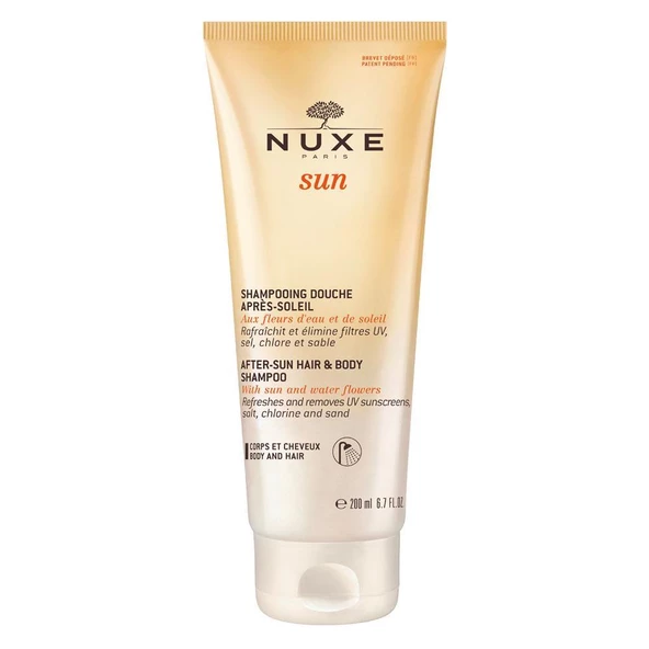 Nuxe Sun After Sun Güneş Sonrası Saç ve Vücut Şampuanı 200ml ürün görseli 1