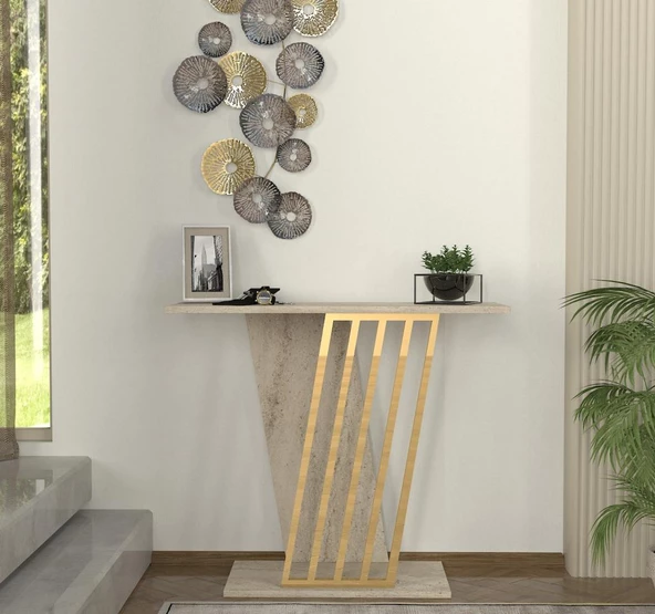 Dekorister Gravity Dresuar Siyah - Traverten - Resim 2