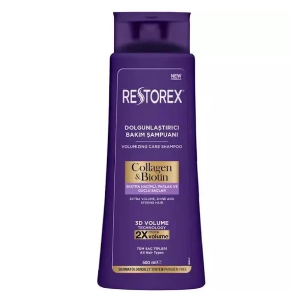 Restorex Collagen Biotin Şampuan 500ml ürün görseli 1