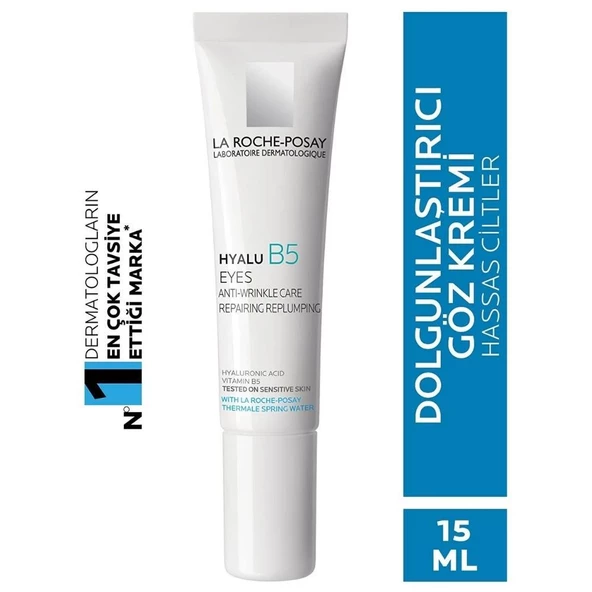 La Roche Posay Hyalu B5 Yeux Nemlendirme ve Dolgunlaştırma Etkili Göz Kremi 15ml ürün görseli 1