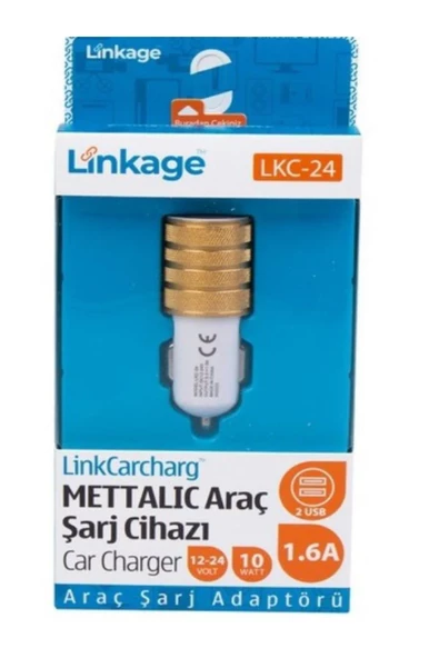 Araç Şarj Alet Başlığı Çakmaklık 2 Uçlu 10v 1.6a Lkc24 ürün görseli 1