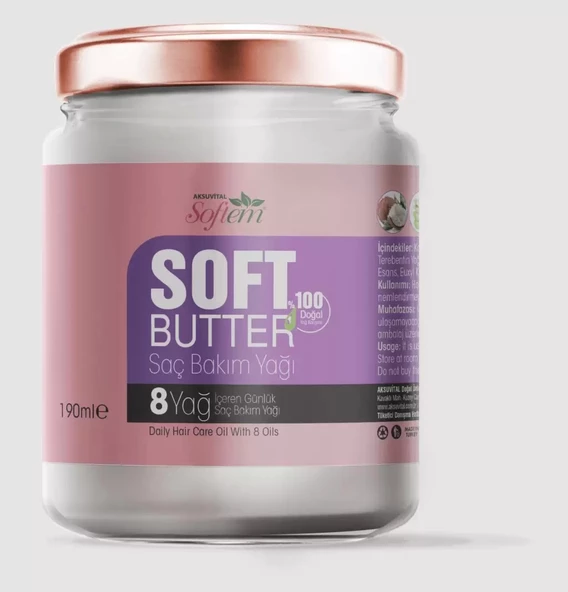 Softem Soft Butter Saç Bakım Yağı - 190 ml ürün görseli 1