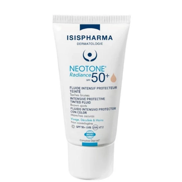 Isis Pharma Neotone Radiance Renkli Güneş Kremi Light Tinted SPF50+ 30ml ürün görseli 1