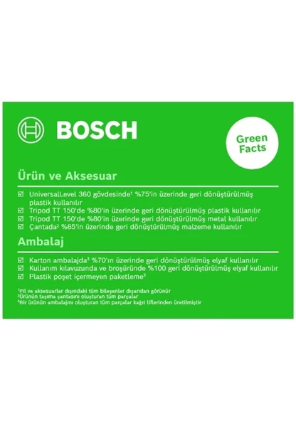 Bosch UniversalLevel 360 Set Çizgi Lazer - 0603663E06 - Resim 6